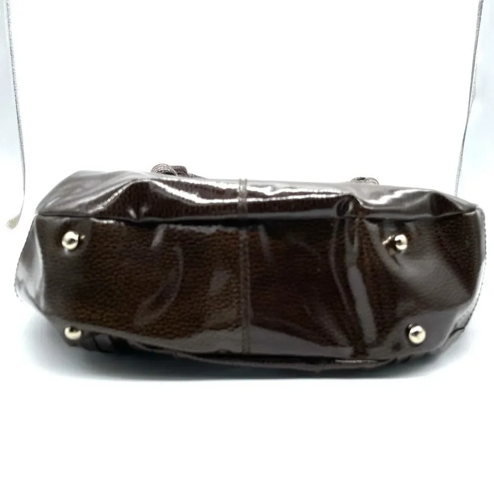 Loeffler Randall Pebbled Patent Doctor Satchel Bag